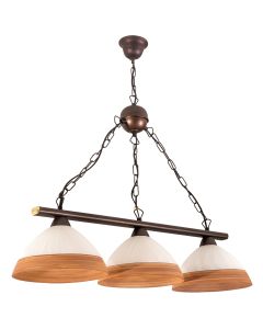 PDA 120-3 3/Φ ΡΑΓΑ ΣΚΟΥΡΙΑ ΓΥΑΛΙΑ ΛΕΥΚΟ/ΚΑΦΕ ΦΑΣΑ  3ΧΕ27 ARlight 0108414