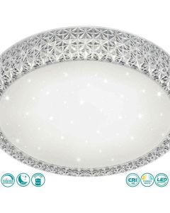 Πλαφονιέρα Οροφής Ø60 εκ. Led 27 watt 2700lm Εναλλαγή 3000-5500K Trio Lighting RL Pegasus White R62423100