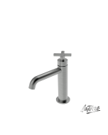 Μπαταρία Νιπτήρα με Βαλβίδα Clic-Clac Εlle Cross La Torre Inox 38004-110