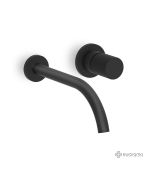 Μπαταρία Νιπτήρα Τοίχου Eletta Tecno Eurorama Black Matt 167954-400