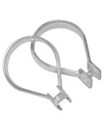 Beauty 12 pcs transparent κρίκοι κουρτίνας μπάνιου Sealskin  251060200