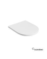 Κάλυμμα Λεκάνης MOON 5520 Slim Soft Close Scarabeo Pearl (White Matt) 5535BS-301