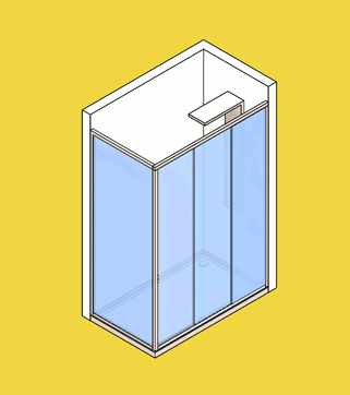 2 Συρόμενες πόρτες 2 Συρόμενες πόρτες